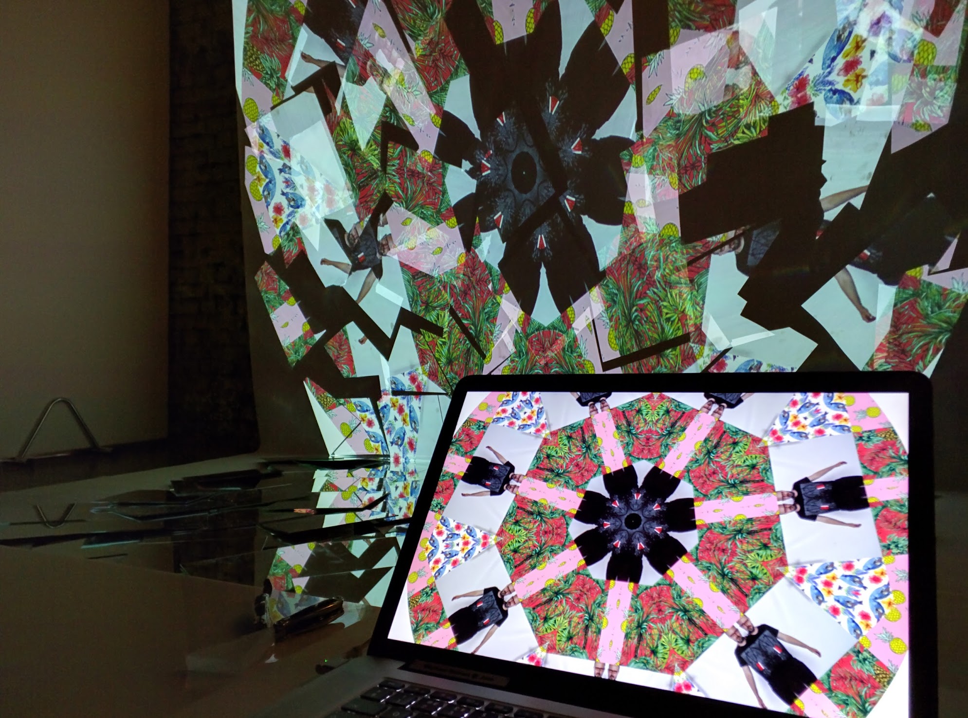 A second view of the installation